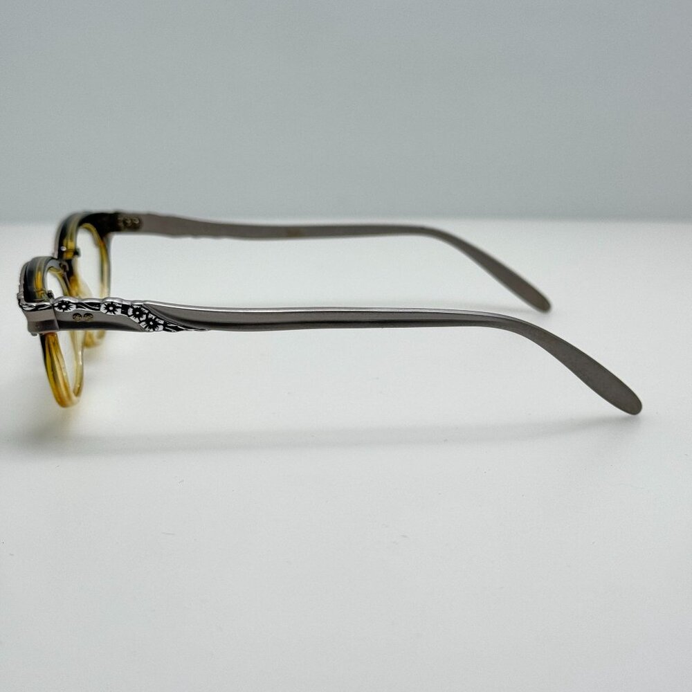 Bausch & Lomb B&L Cat Eye Eyeglasses Eye Glasses Frames 5 1/4 45-19 - Picture 4 of 6